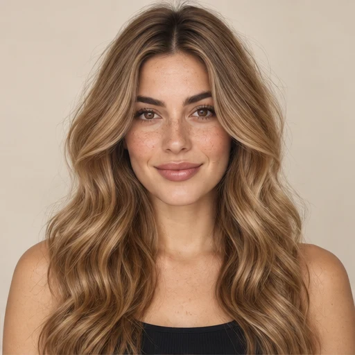 Illustrative Honey Blonde hair color example